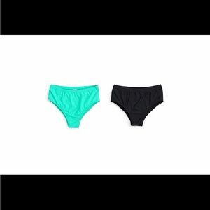 🖤5/$25 NEW 2 pc pair Black and Green Swim Bottoms